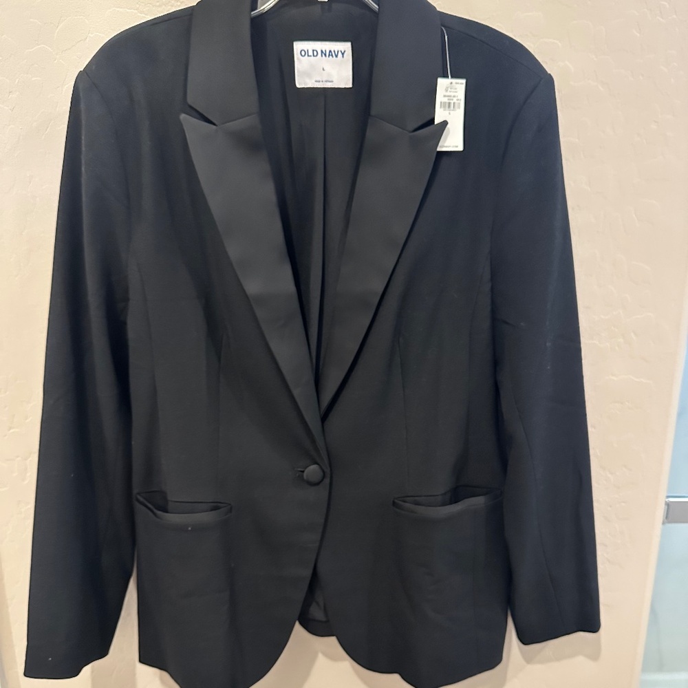 Old Navy tuxedo jacket-women’s L